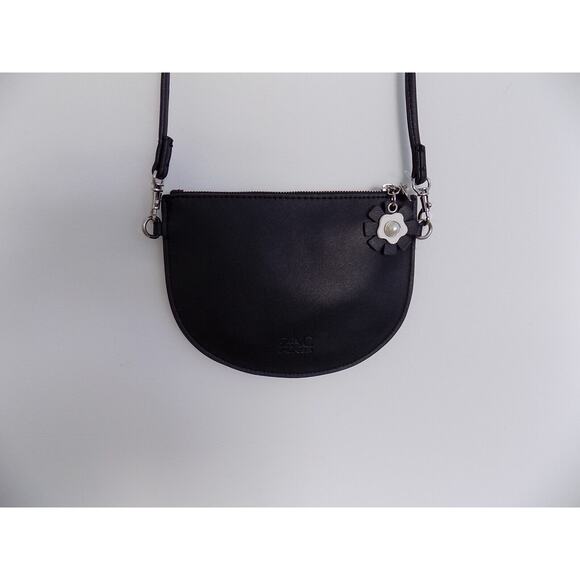 Zac Posen crossbody bag black leather purse NWOT - Picture 3 of 8